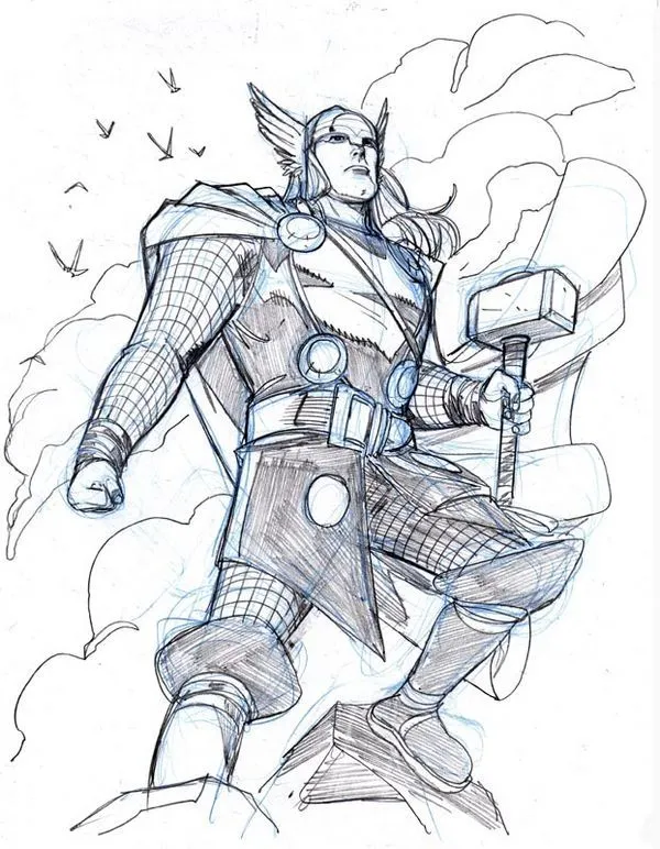 Desenhos do Thor, super herói para imprimir e colorir. Desenhos do Thor, super herói para imprimir e colorir.