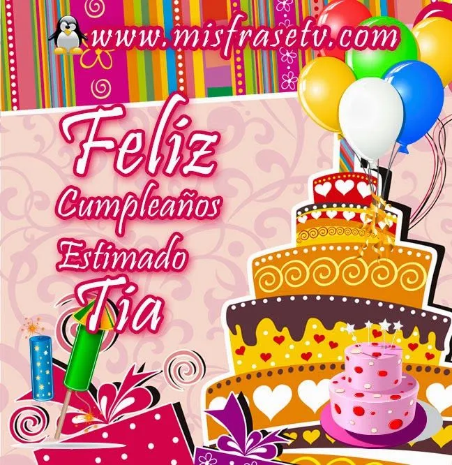 Para mi tía más especial, porque tienes el corazón más alegre y ... Para mi tía más especial, porque tienes el corazón más alegre y ...