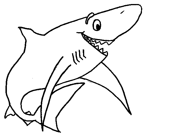 Dibujos para colorear de Tiburones, Selachimorpha