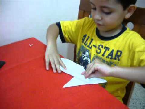Como hacer un tiburon de papel - YouTube
