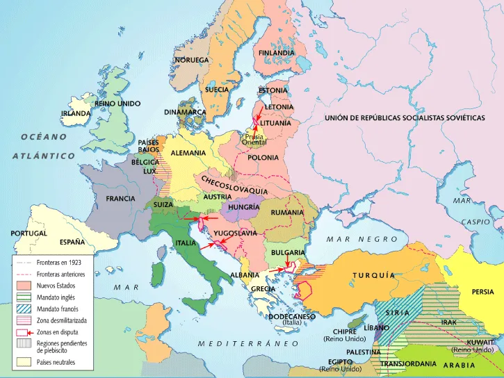 El pasado del tiempo: Mapas de Europa en el siglo XIX