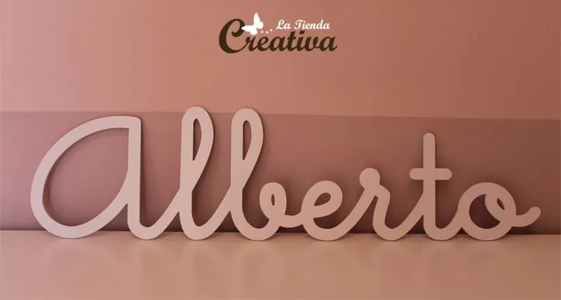 La Tienda Creativa - Letras para decorar y mucho más: Probar letras