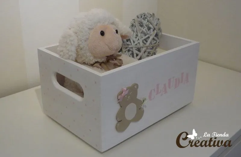 Cajas decoradas para niñas - La Tienda Creativa - Letras para ...