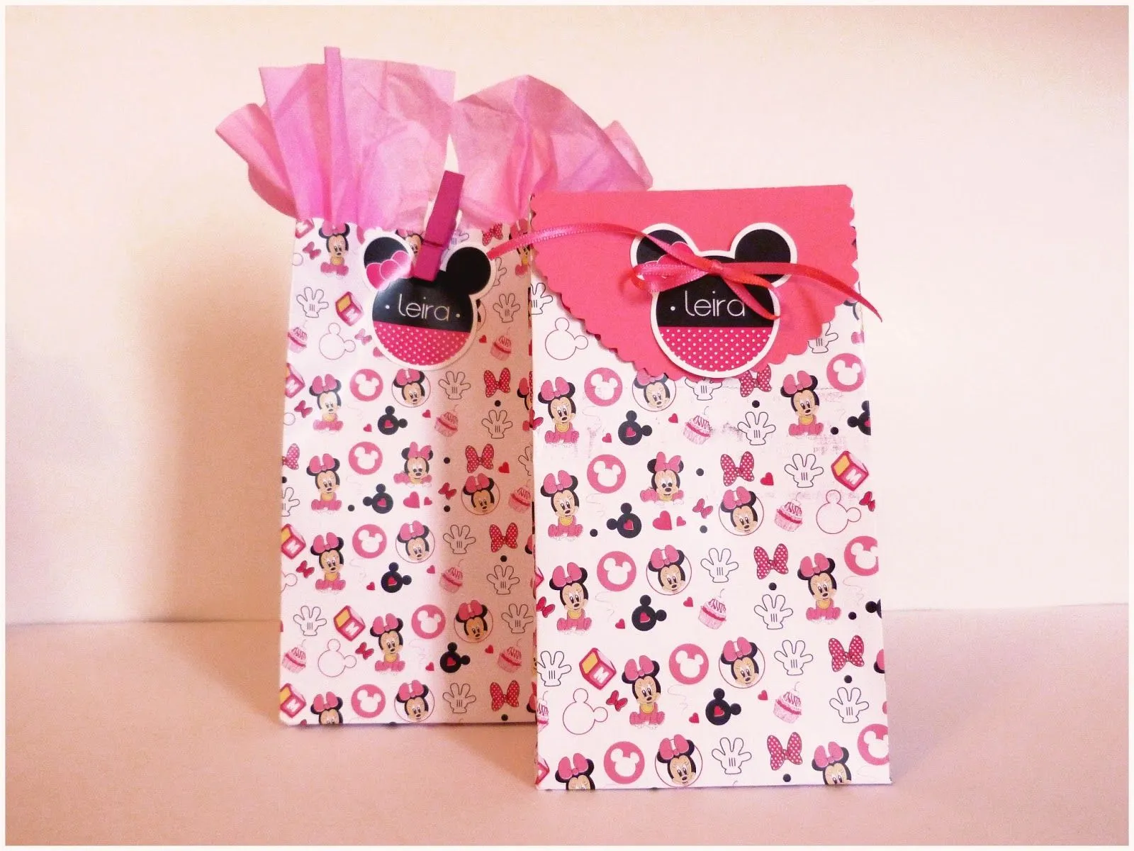 Bolsas para cumpleaños de Minnie - Imagui