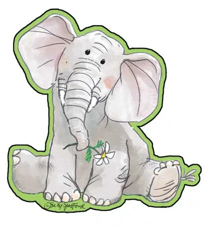 Imagen para niños tierna de elefante