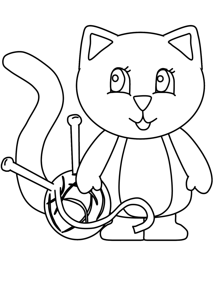 gatitos bebes Colouring Pages