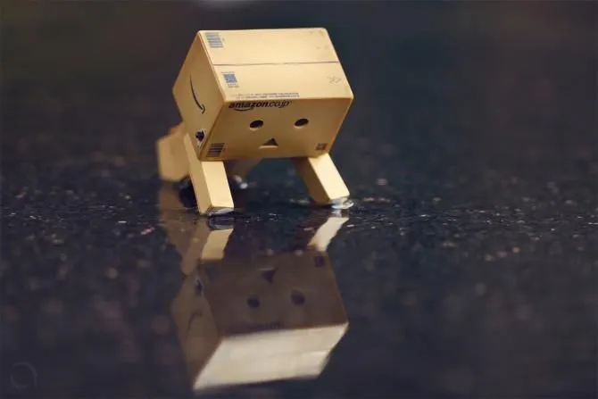 Tiernos Robots Hechos con Cajas de Amazon papel arte cute ...