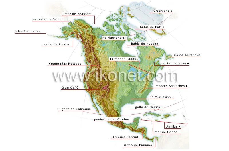 Tierra > geografía > configuración de los continentes > América ...