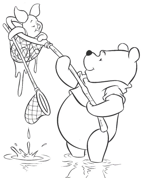 Winnie Pooh bebé en blanco y negro - Imagui