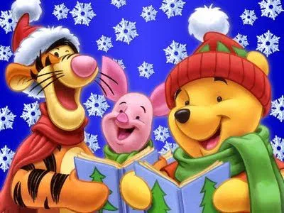  ... de Navidad: Imagen Navideña de Tigger, Puerquito y winnie pooh