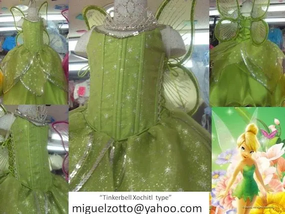Tinkerbell Campanita disfraz de hada verde por miguelzottoyahoocom
