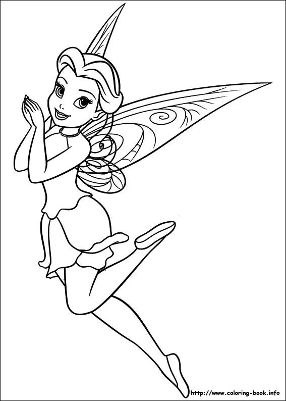 Tinkerbell coloring pages on Coloring-Book.info