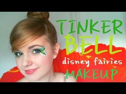 TINKERBELL INSPIRED MAKEUP - YouTube