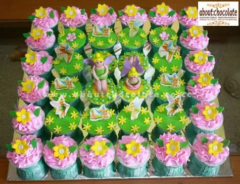 Tinkerbell on Pinterest | Flower Cupcake Cake, Tinkerbell Party ...