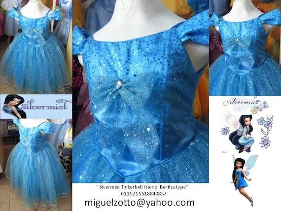 Tinkerbell Silvermist fairy dress Disney por miguelzottoyahoocom Tinkerbell Silvermist fairy dress Disney por miguelzottoyahoocom
