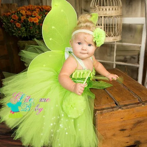 Tinkerbell Tutu Dress- Tinkerbell costume-Tinkerbell dress-Fairy ...
