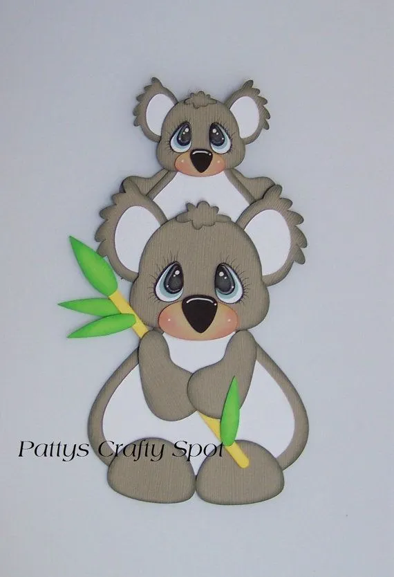 Tiny Treasures Koala Paper Piecing by Pattys by PattysCraftySpot ...