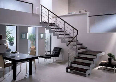 Tipos de escaleras para el interior de la casa | Tip Del Dia ...
