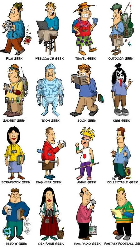 Los diferentes tipos de Geeks que existen en el mundo – BLOGERIN