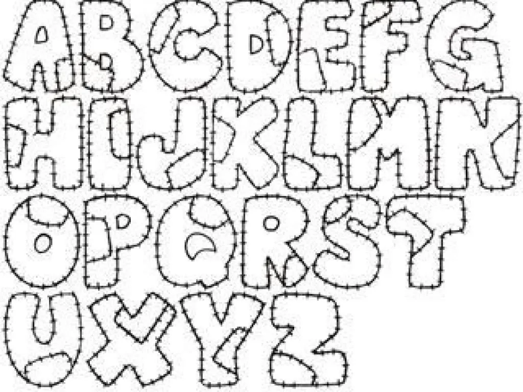 Letra bonitas abecedario - Imagui