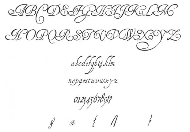 Abecedario en letra cursiva elegante - Imagui