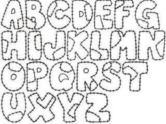 tipos de letras para colorear - Nocturnar | tipos de letras ... tipos de letras para colorear - Nocturnar | tipos de letras ...