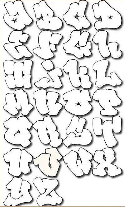graffite & letras: Outro tipo de letra de graFFite