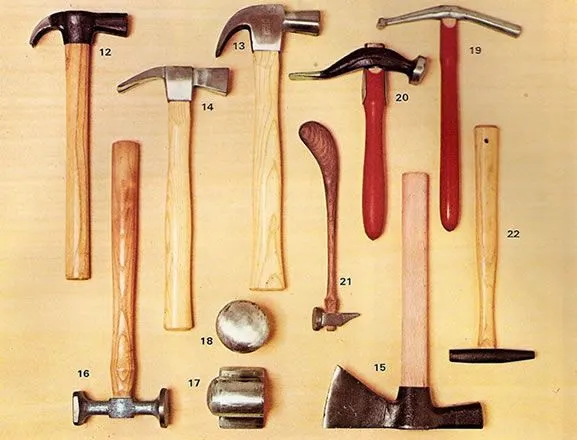 Tipos de martillos | De Máquinas y Herramientas
