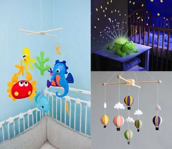 Tipos de móviles o carruseles para decorar una habitación infantil ...