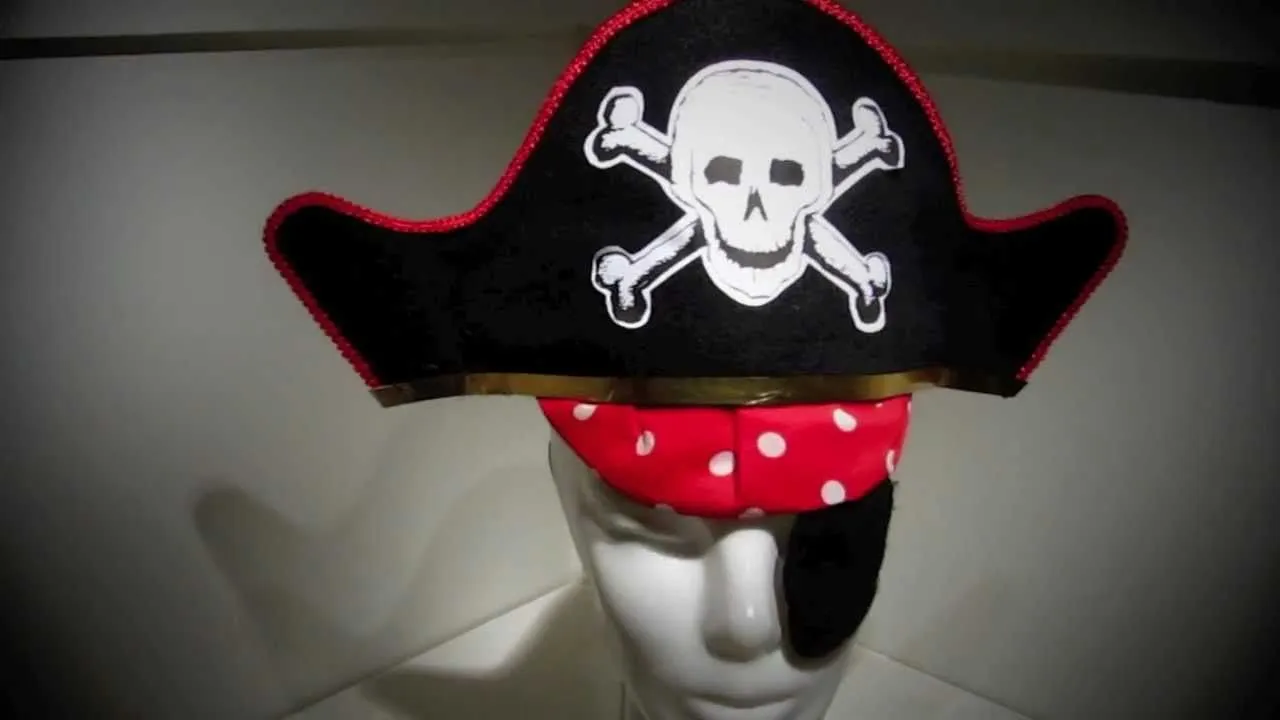 Tipos de Sombreros de Pirata - Cotillon y Cumpleaños