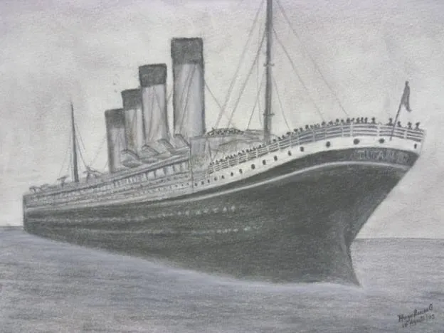 Como dibujar el titanic - Imagui