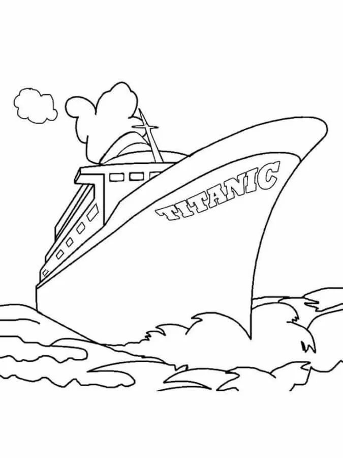 Titanic Imágenes Gratis para colorear, imprimir e dibujar – Dibujos-Colorear .Com