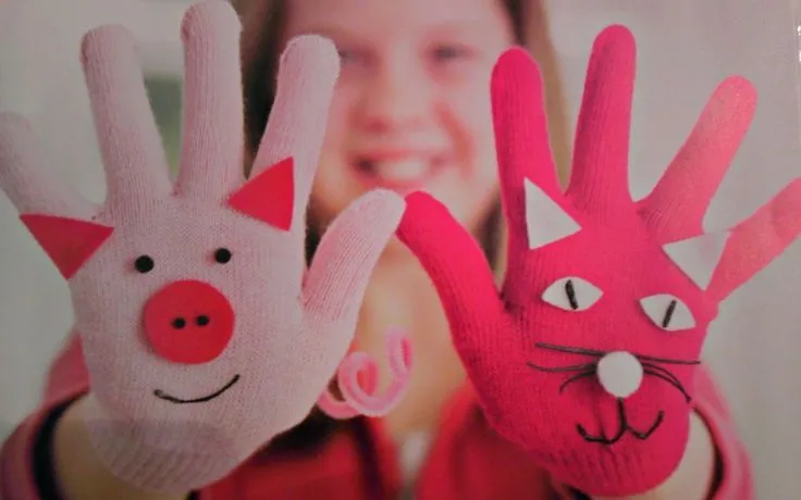 Titeres con guantes #titeres #marionetas #ideas #guantes #animales ...