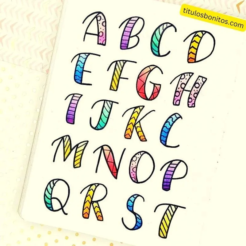 Títulos bonitos en Abecedario - Títulos Bonitos Títulos bonitos en Abecedario - Títulos Bonitos