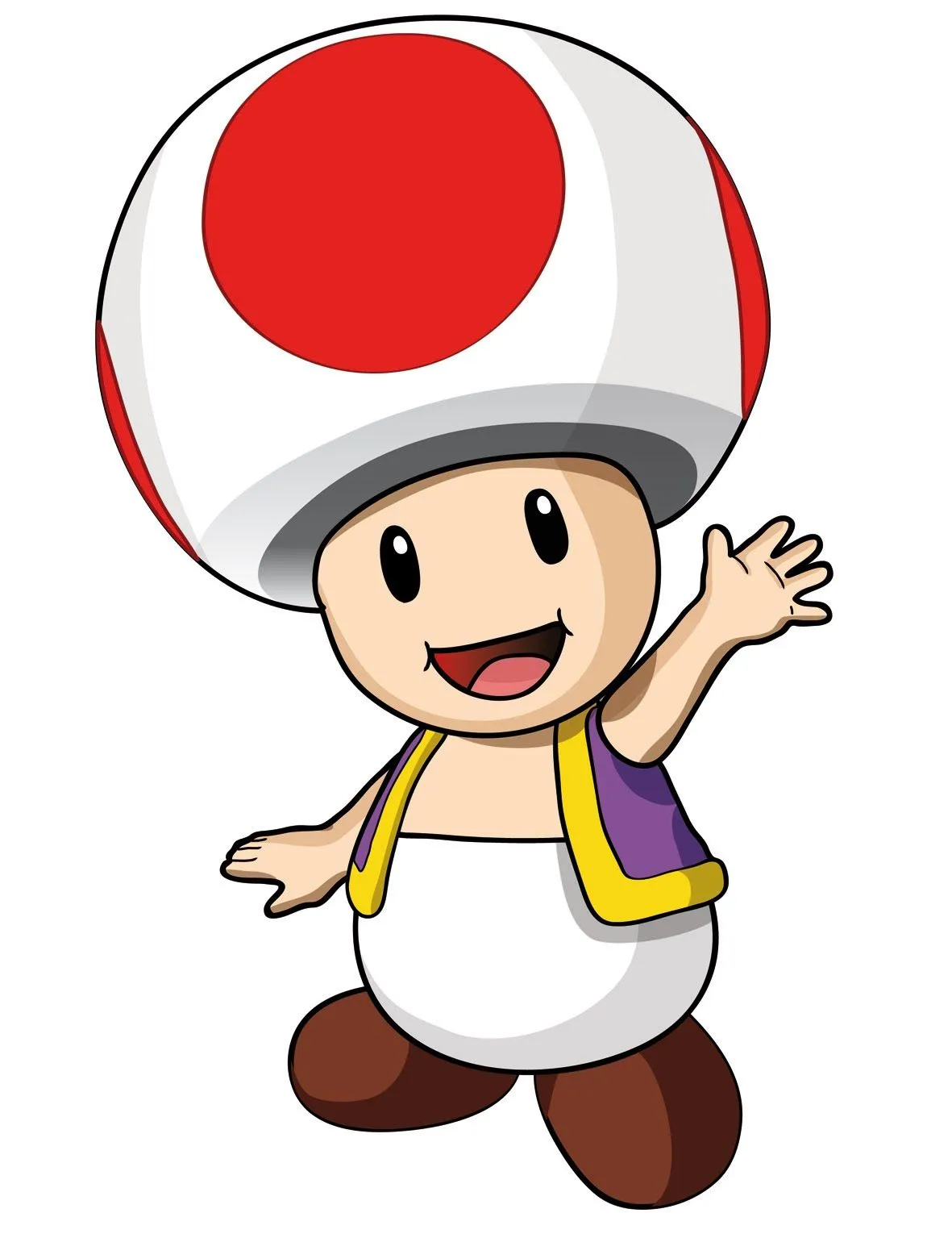 Toad (Super Mario Bros.) | Pache Ilustración Toad (Super Mario Bros.) | Pache Ilustración