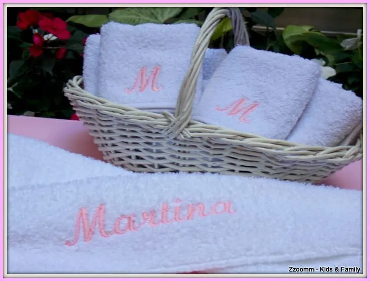 Toallas bordadas, personalizadas para souvenirs | toallas | Pinterest