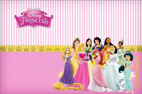 Cumpleaños de Princesas Disney imprimibles gratis para decoración ...