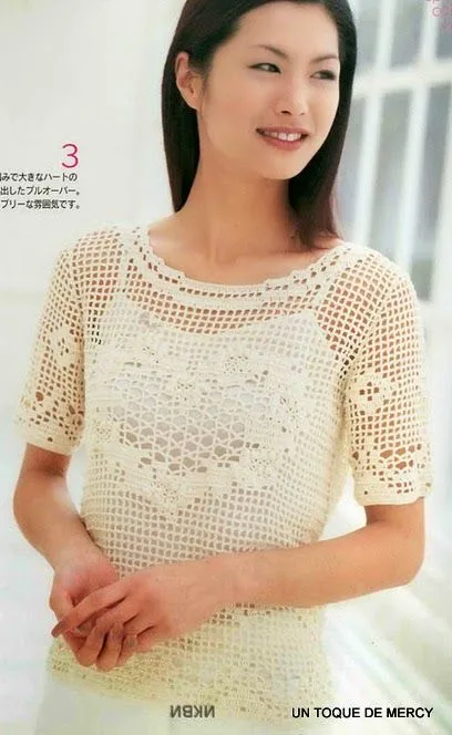 UN TOQUE DE MERCY: LINDAS BLUSAS DE CROCHET MUY FACILES Y BONITAS ... UN TOQUE DE MERCY: LINDAS BLUSAS DE CROCHET MUY FACILES Y BONITAS ...