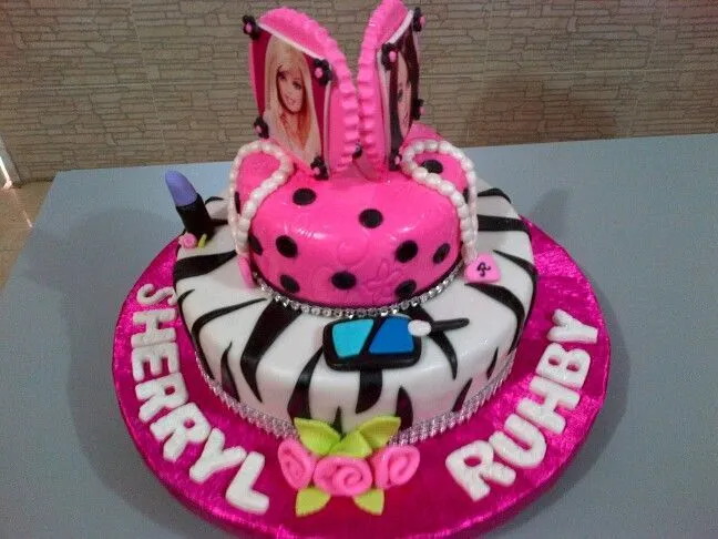Cake torta pastel barbie cute girl fashion pink | Yummi ...