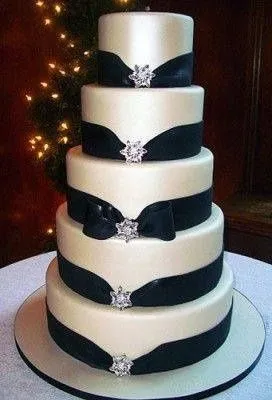 torta de boda, torta de matrimonio, torta en blanco y negro ...