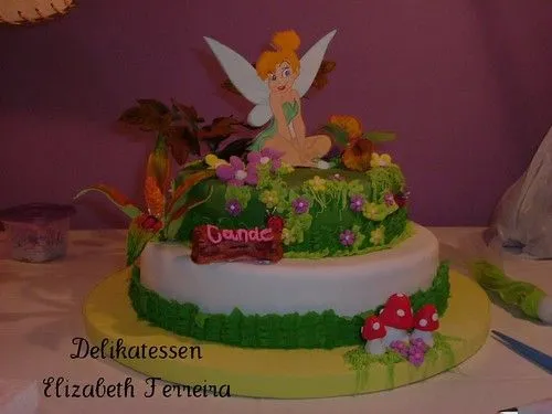 Fotos de decoraciónes de tortas de tinker bell - Imagui