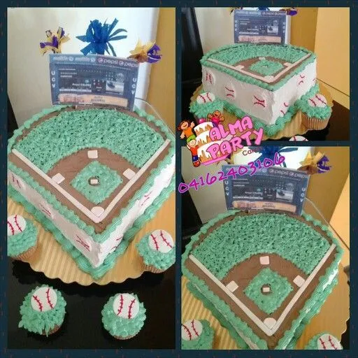 Torta campo de beisbol | Tortas decoradas para cualquier ocasión ...