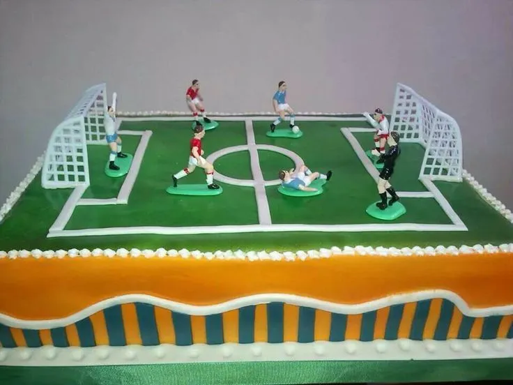 Torta cancha de futbol. | tortas | Pinterest | Futbol