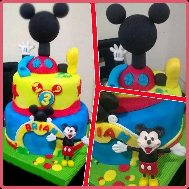 Torta de la casa de mickey mouse | Tortas decoradas para cualquier ...