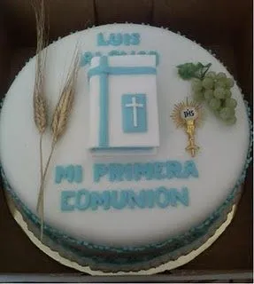 Modelos de tortas para primera comunión - Imagui