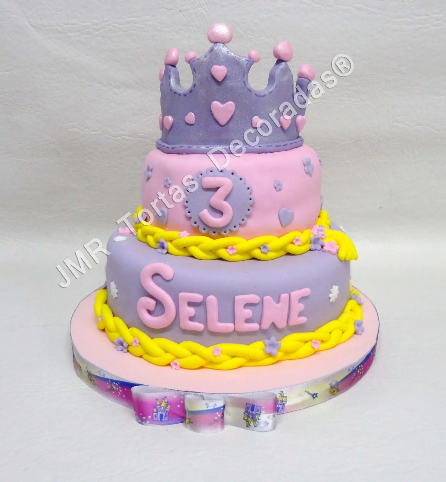 Torta y cookies Rapunzel para Selene | JMR Tortas Decoradas