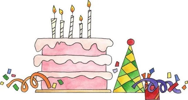 dibujos de tartas de cumpleaños - Imagenes y dibujos para imprimir ...
