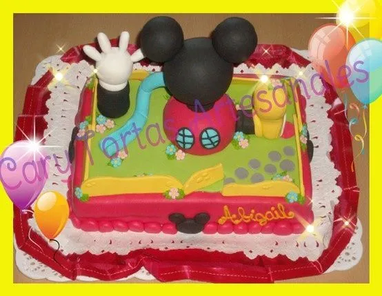Torta cumpleaños La Casa de Mickey Mouse | Mis Tortas | Pinterest ...