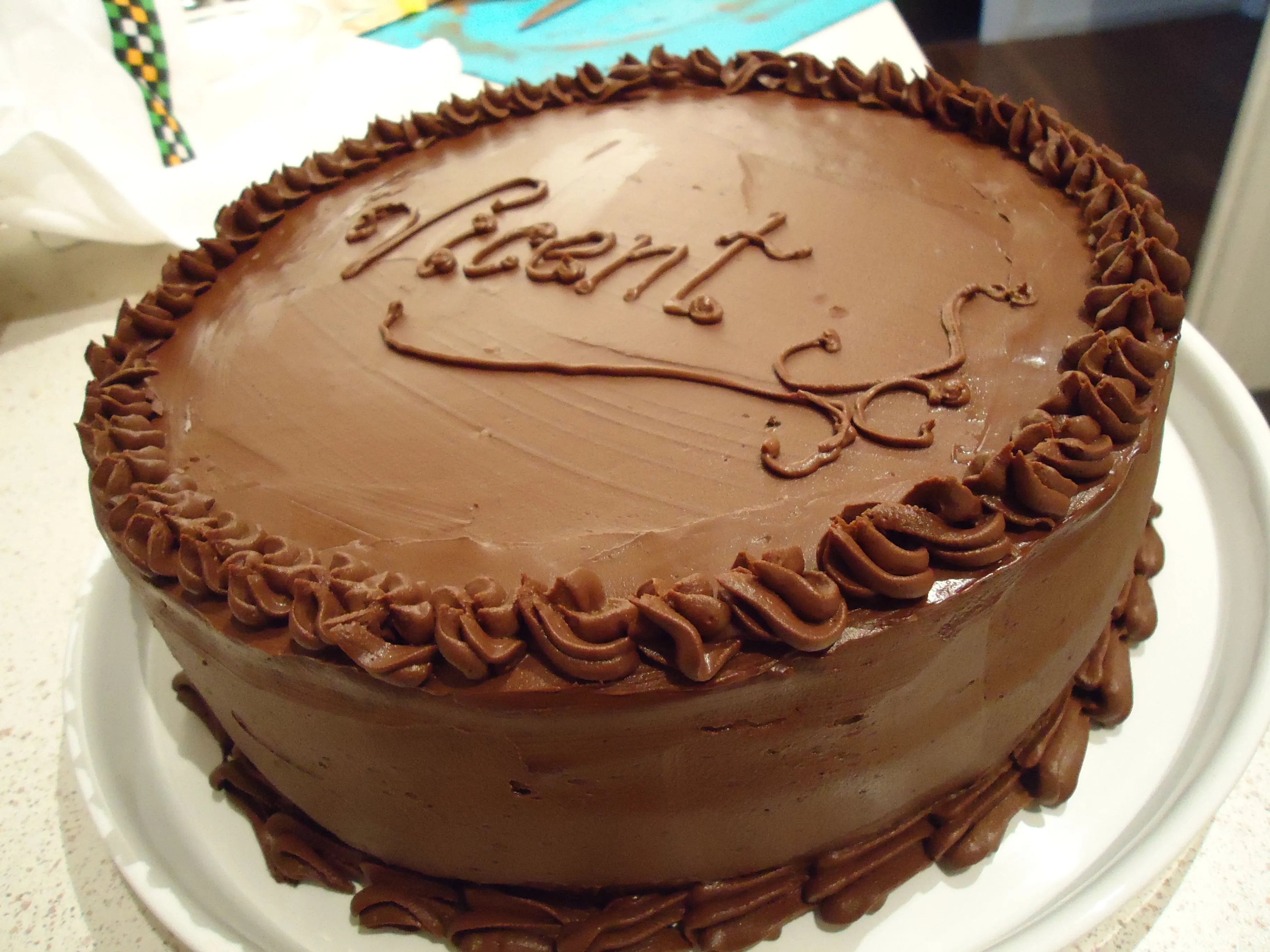 torta de cumpleaños chocolate | huele que alimenta...