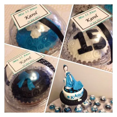 Torta y cupcakes para 15 años! | Tortas, cupcakes y más ...